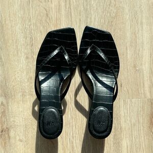 H&M Black Kitten Heels | Size 7